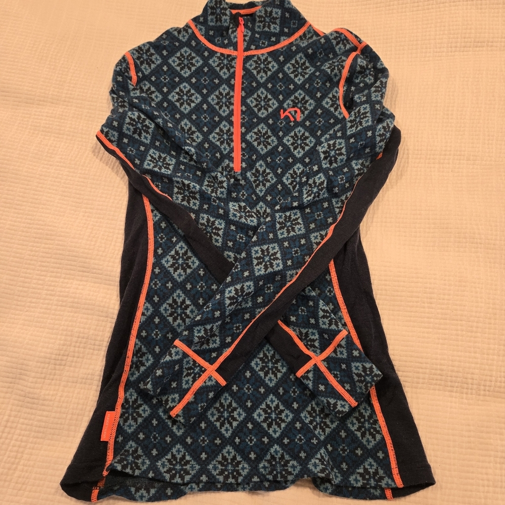 Quarter zip merino baselayer